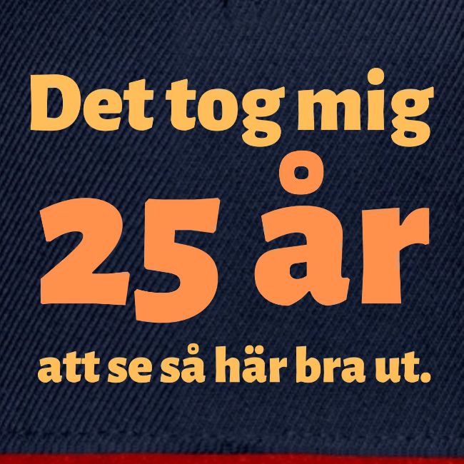 Det tog mig 25 år att se så här bra ut