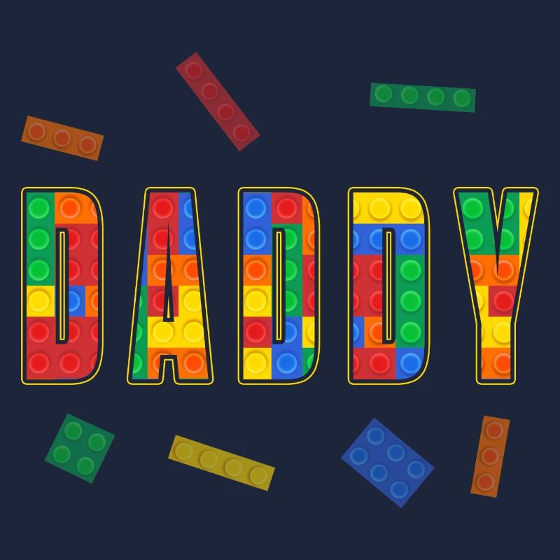Daddy Parent Brick Master Builder Blocs de construction