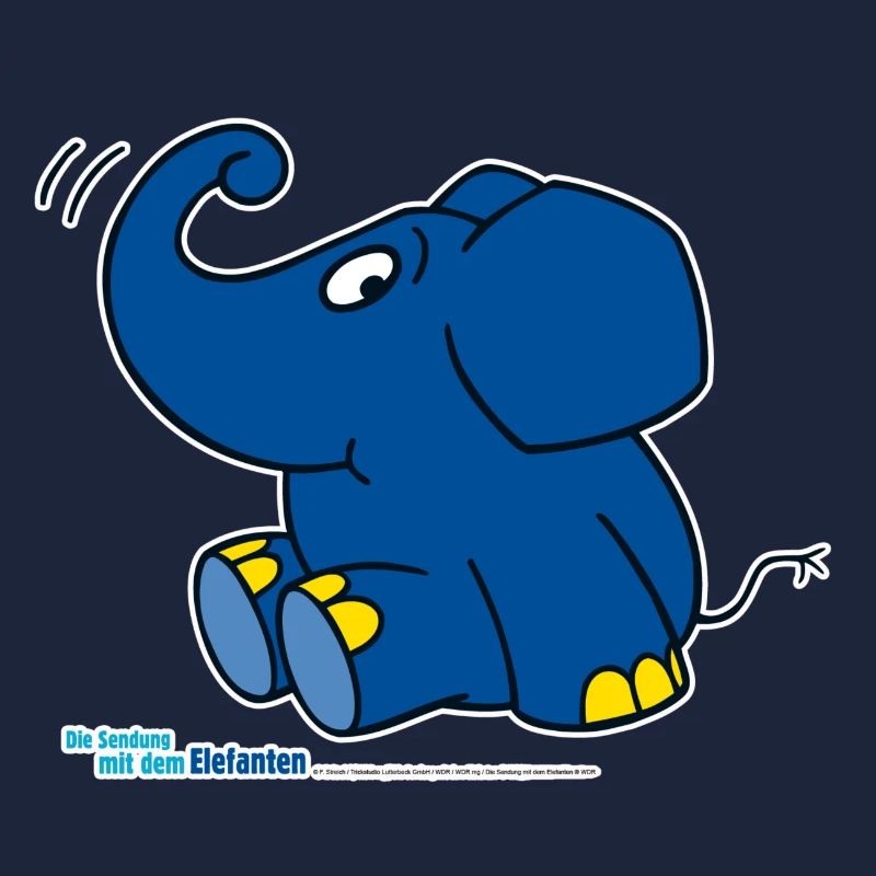 Der Elefant - sitzend