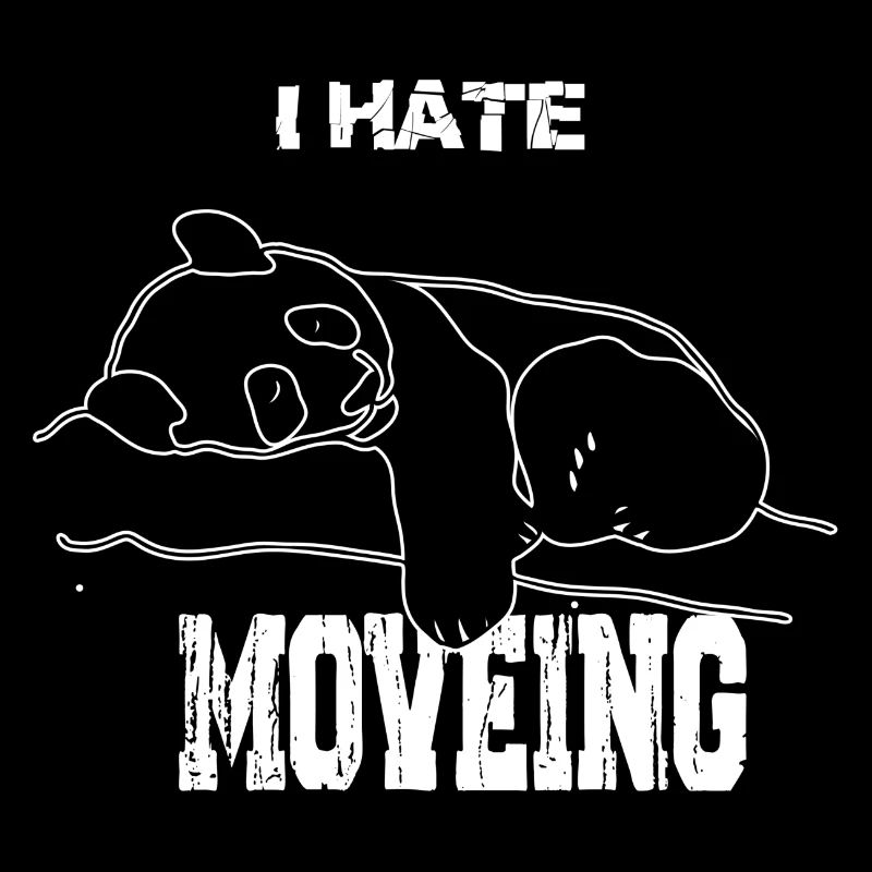 I hate movement funny design