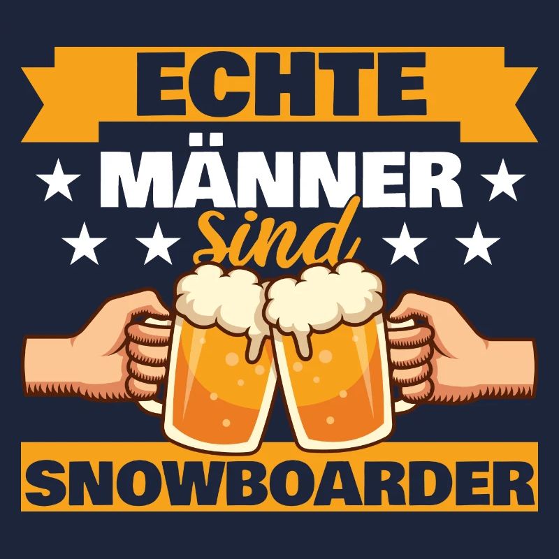 Echte Männer sind Snowboarder