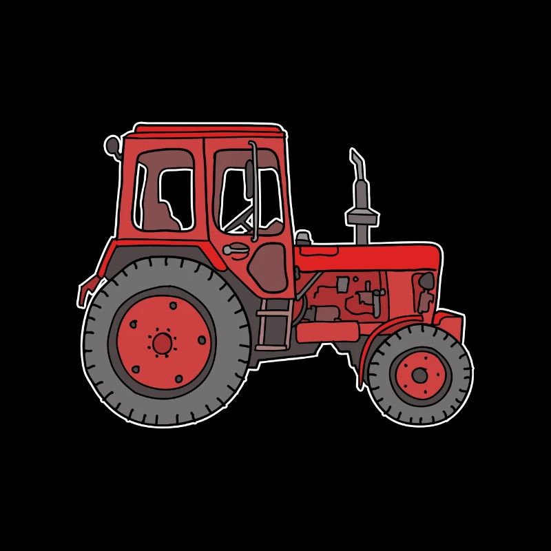 Red tractor