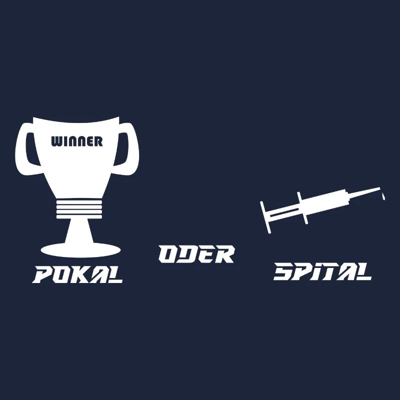 Pokal oder Spital weiss