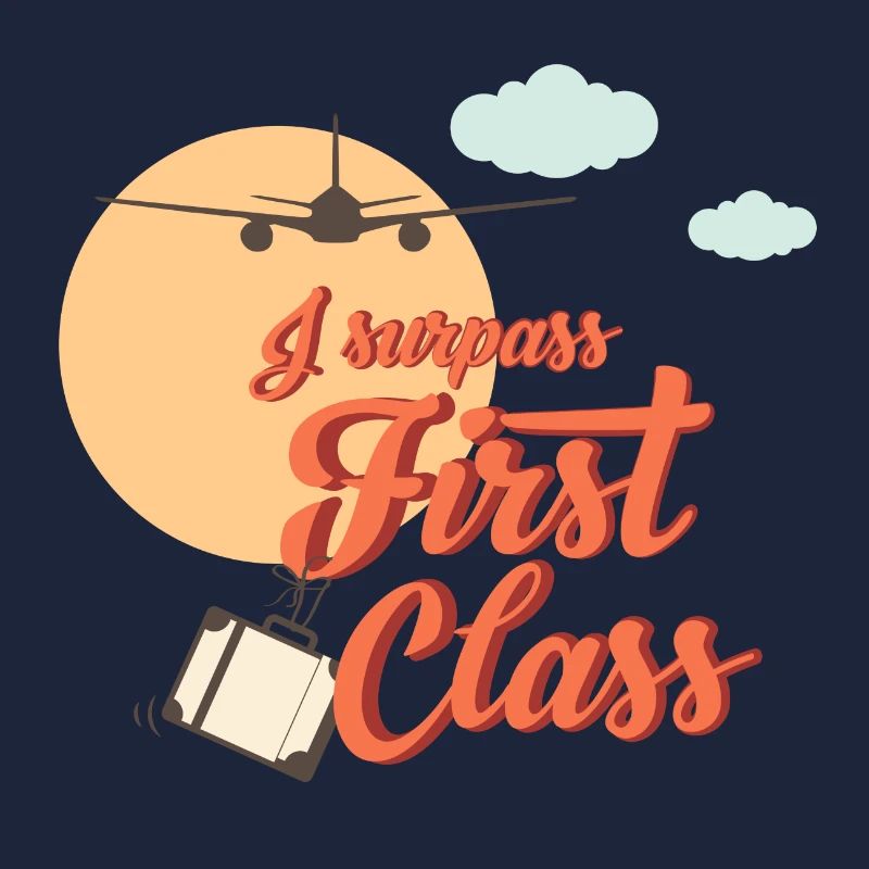 Ich übertreffe first class