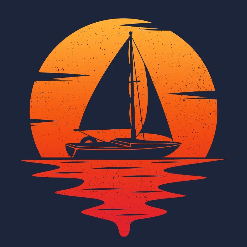 Retro Segelboot