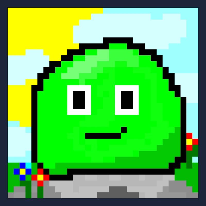 Süßer Pixelschleim