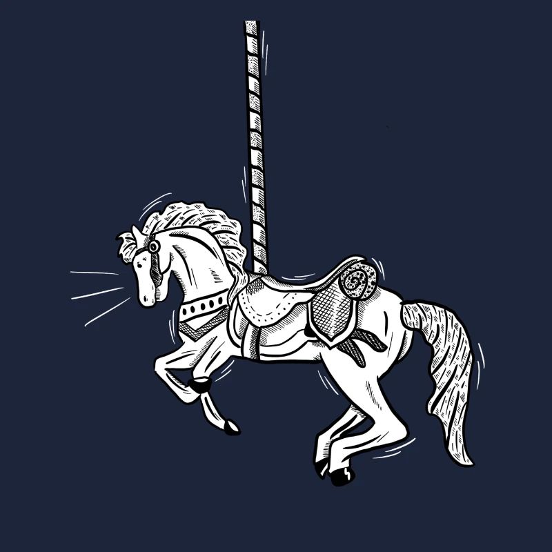 Karussell Pferd