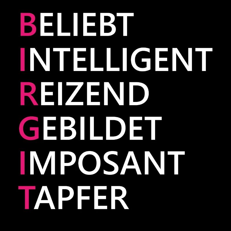 Birgit Name Geschenk