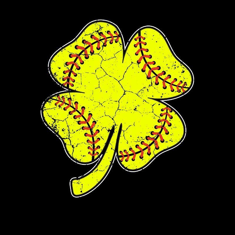 Baseball St Patricks Day, trèfle feuille, trèfle