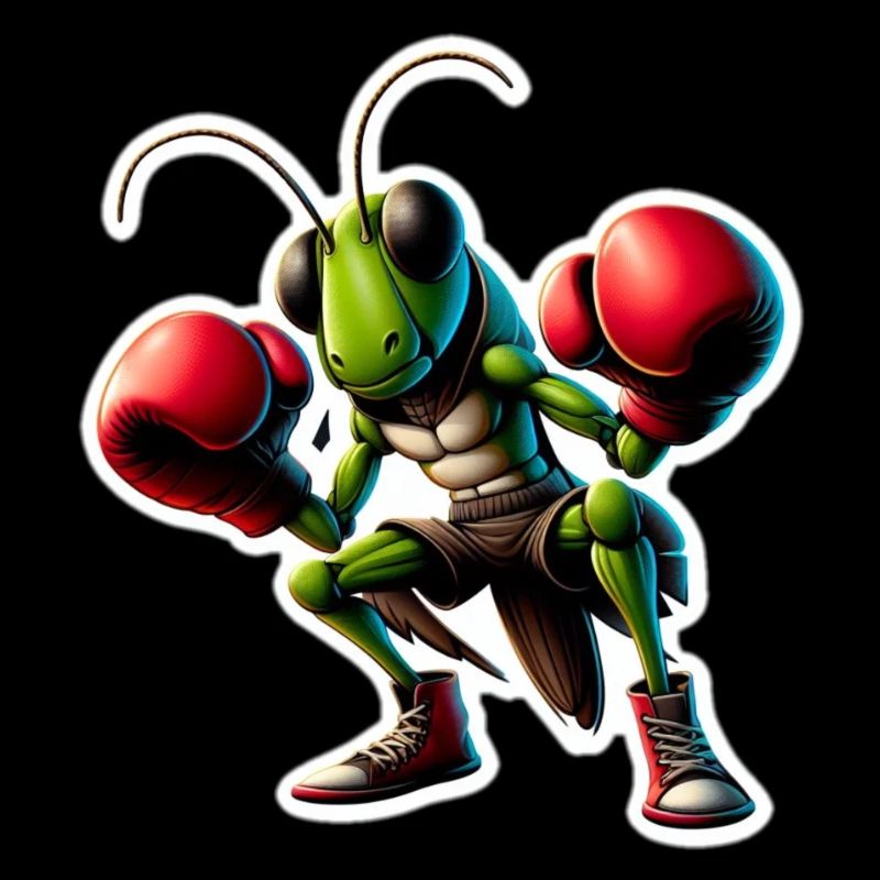 Grasshopper is looking for a boxing match