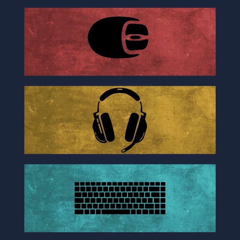 Basic Gamer Setup Programer Headset Maus Tastatur