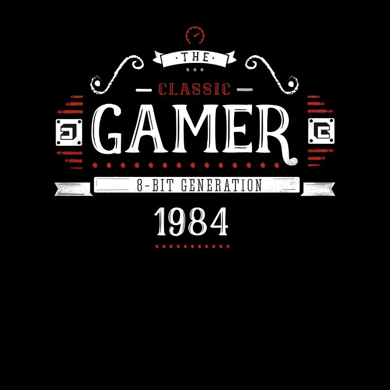 Classic Gamer Retro 1984 8bit automatic game consol