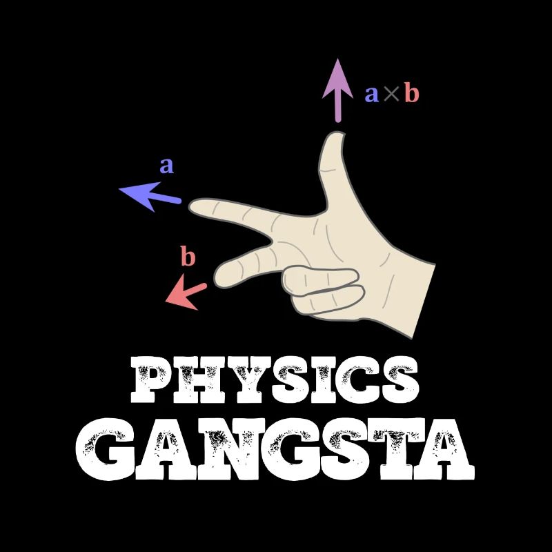 Physics Gangsta design funny physics distressed