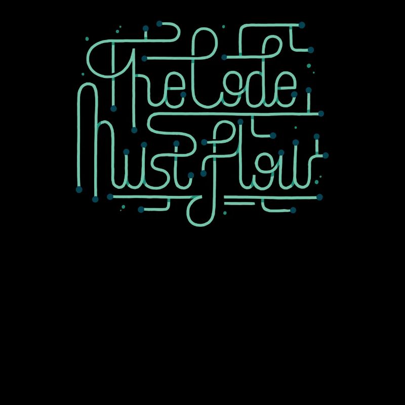 Programmiercodierer Entwicklercode muss fließen