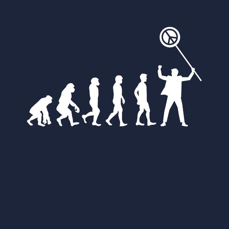 Evolution Peace Day Friedensbewegung T-Shirt