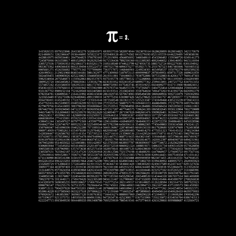 Math Pi 5000 Make Math Geek Gift Idea