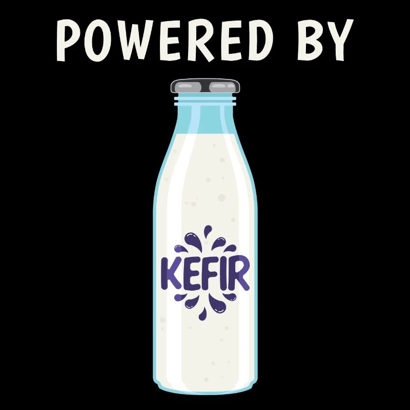 Drôle de boisson de fermentation alimenté par le graphique de kéfir