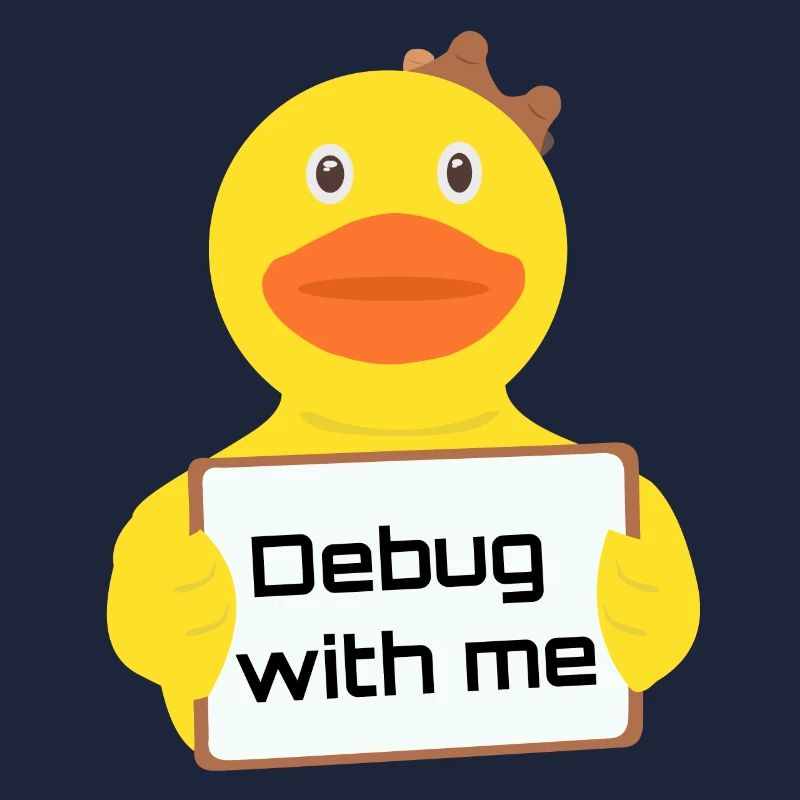Rubber Duck - Gummiente - Debug with me