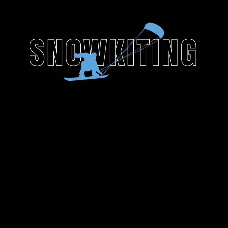 Snowkiting T-Shirt Gift