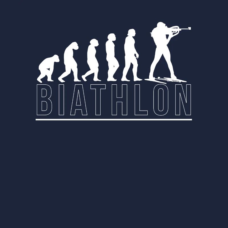 Evolution Biathlon Geschenk Langläufer