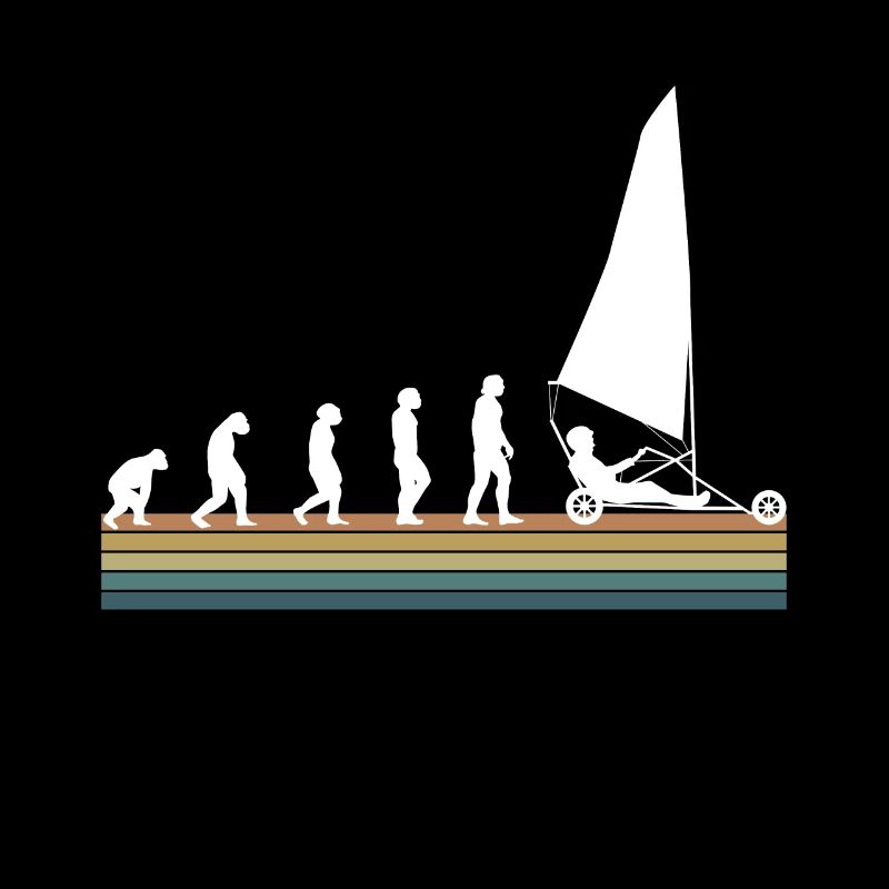 Vintage Retro Evolution Beach Sailor