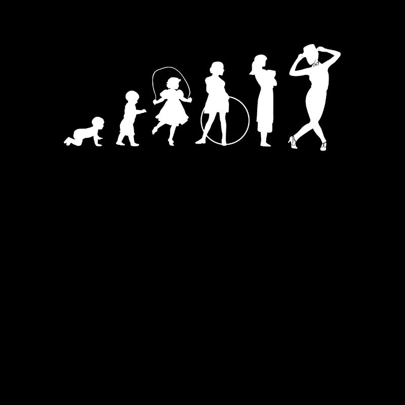 Evolution Tanzen Tänzerin Geschenk