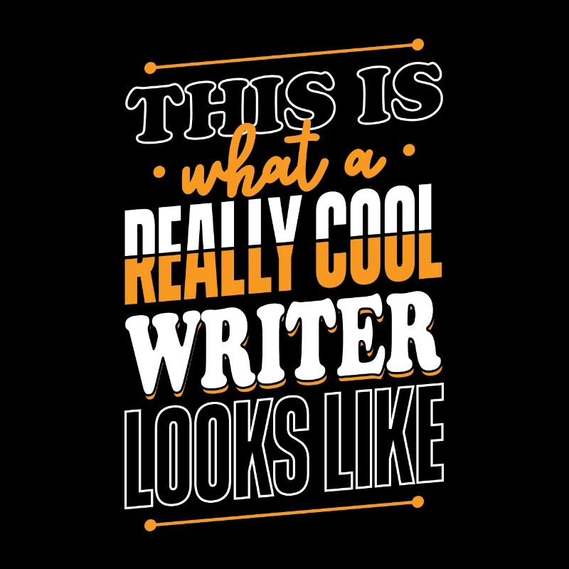 Writer Author Writing Book