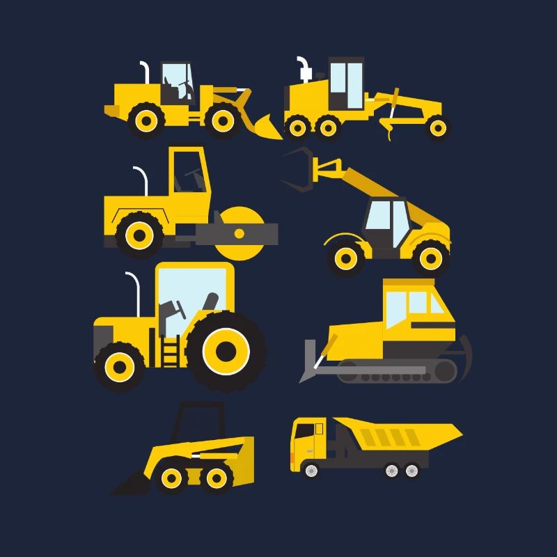 Baubagger Sammlung Funny Constructi