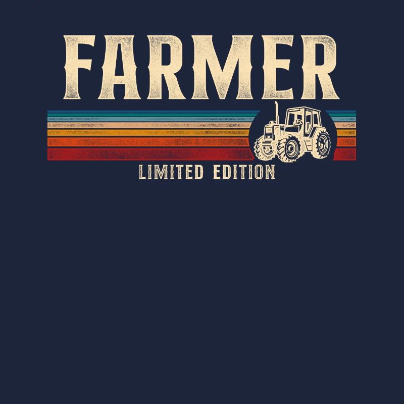 Farming Farmer Retro Tractor