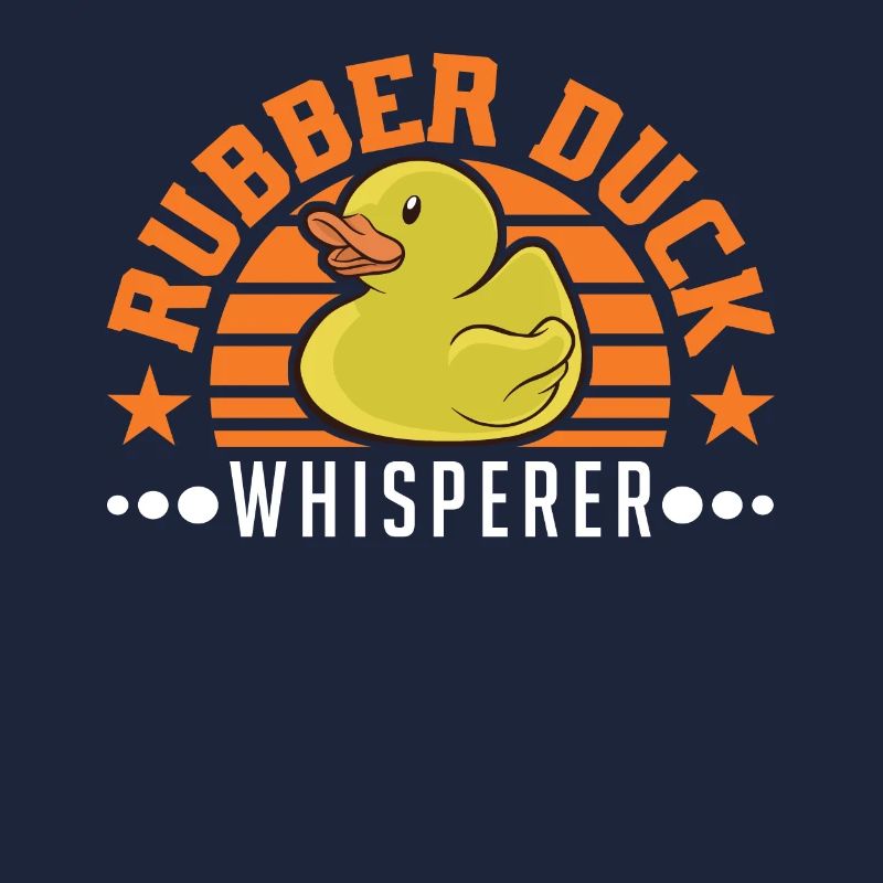 Rubber Ducks Whisperer Squeaky Duck Bathing Duck