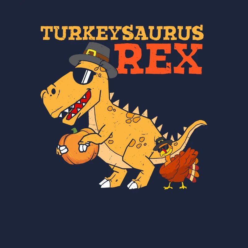 Turkeysaurus Rex T-Rex Dabbing Dinde Dino