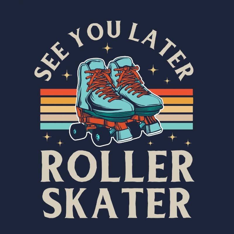 Inline Skate Geschenk Rollerskates Roller 70er