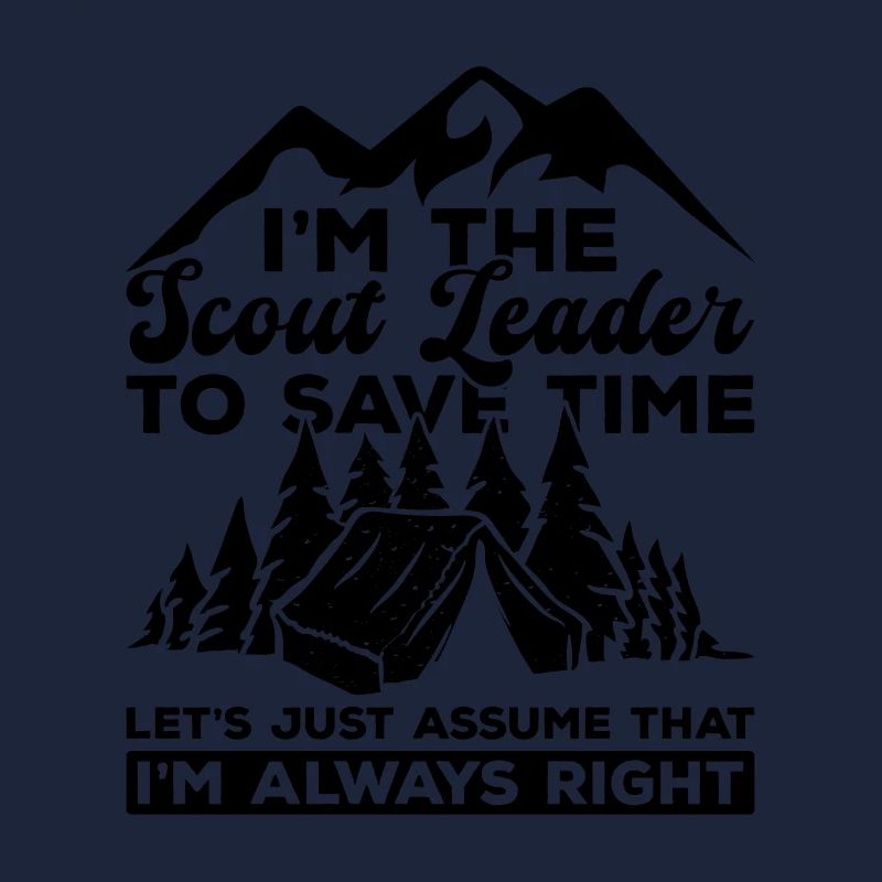 Scout Leader Design Für Einen Scoutmaster Oder