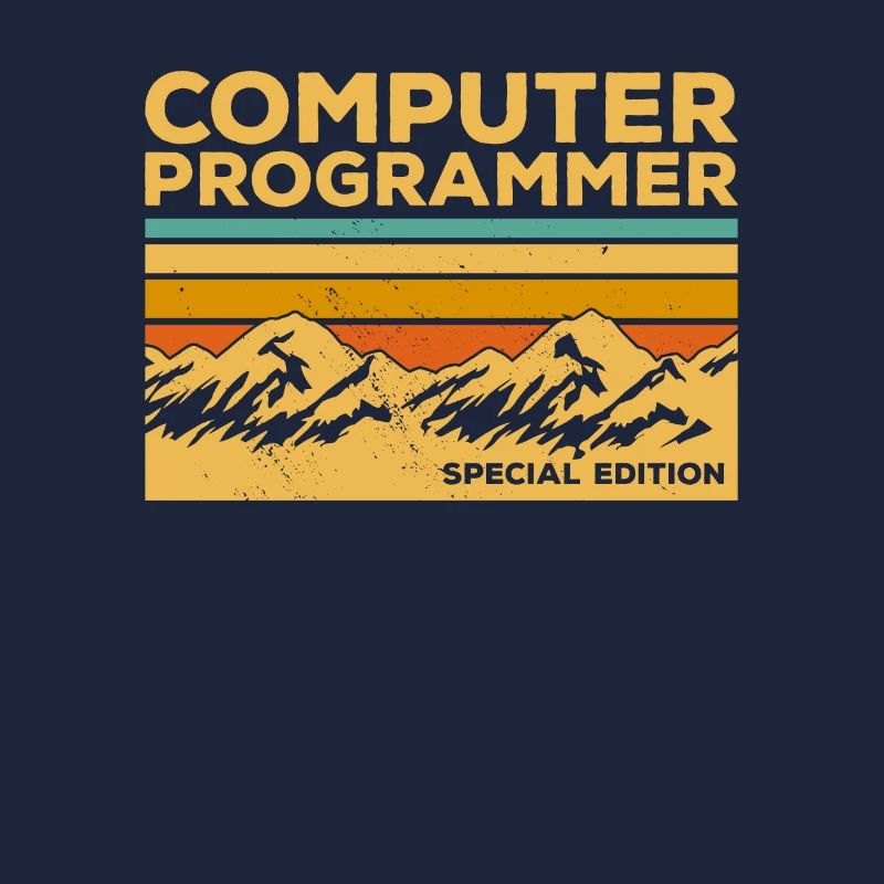Retro Computerprogrammierer Sonderedition