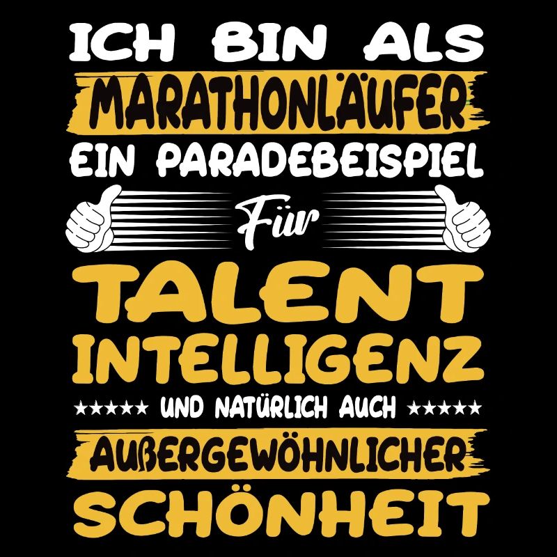 Marathonläufer ein Paradebeispiel Marathon