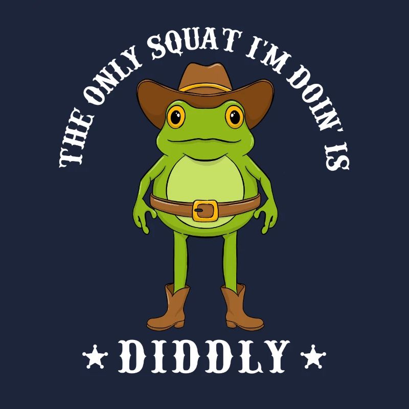 Le seul squat que je fais, c’est Diddly - Frog Lover