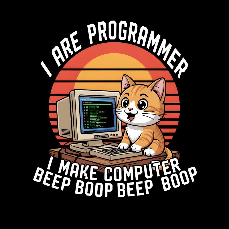 I Are Programmer I Make Computer Beep Boop