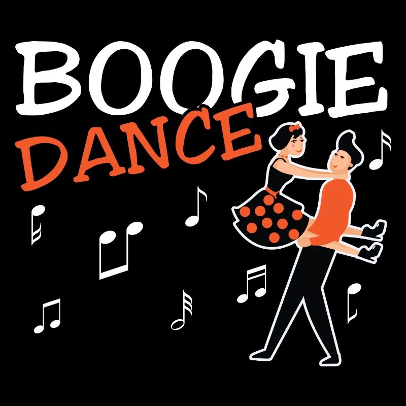 Boogie Woogie Dancer Dancing Decoupe Vintage