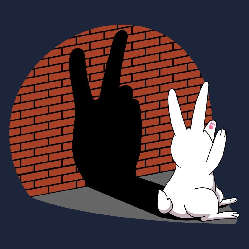 Rabbit Shadow Figure Shadow Image Shadow Play