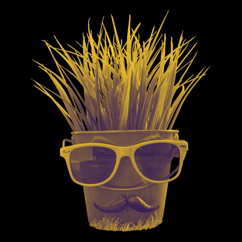 "Hipster mit Kräutern"