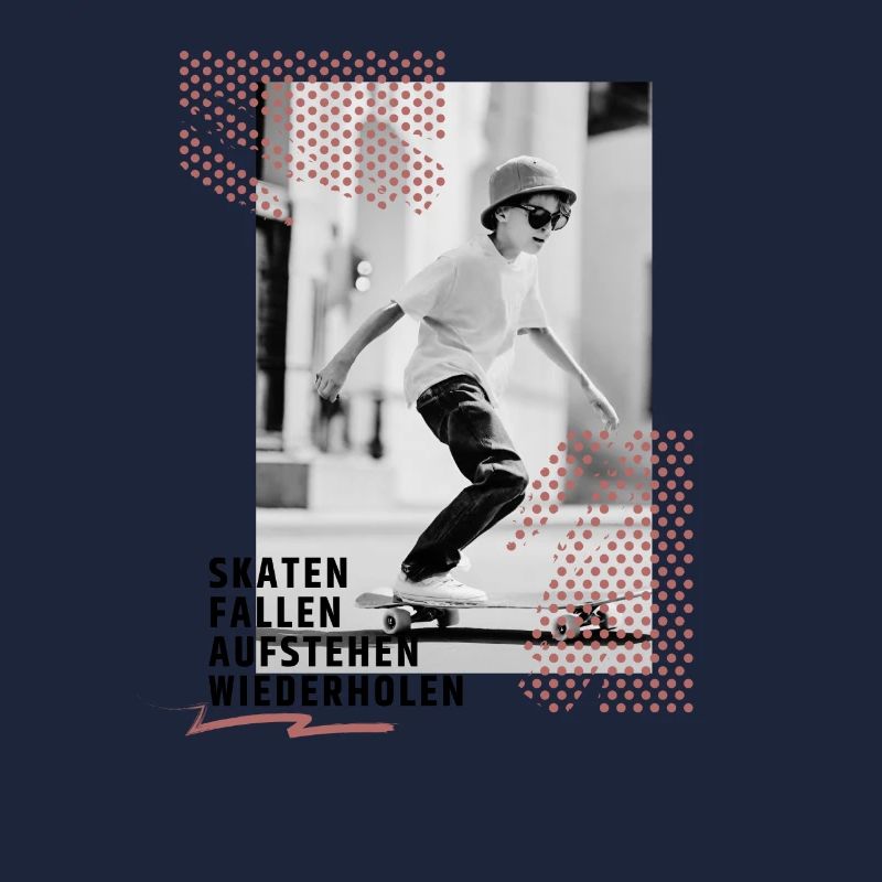 Skateboard Design Perfekt Jungen Geschenkidee