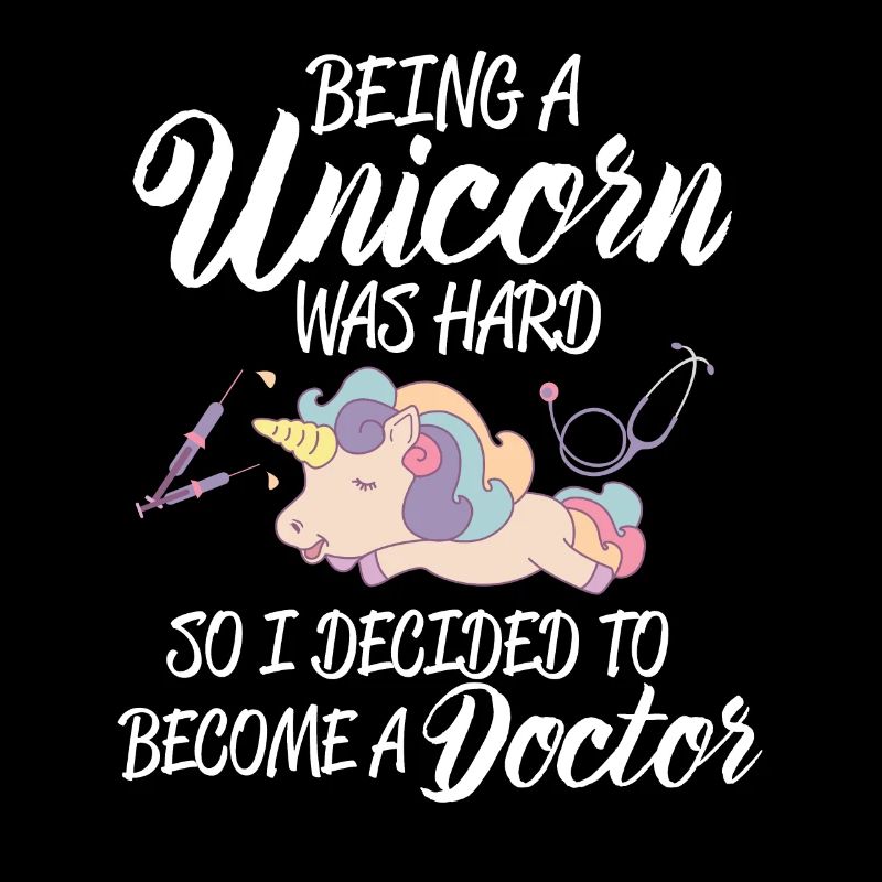 Einhorn Doktor Ein Einhorn zu sein ist schwer, also ich