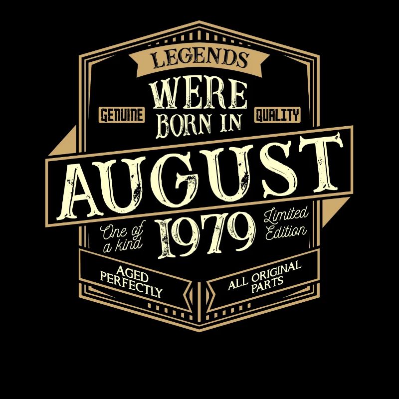August 1979 Geburtstag Mann