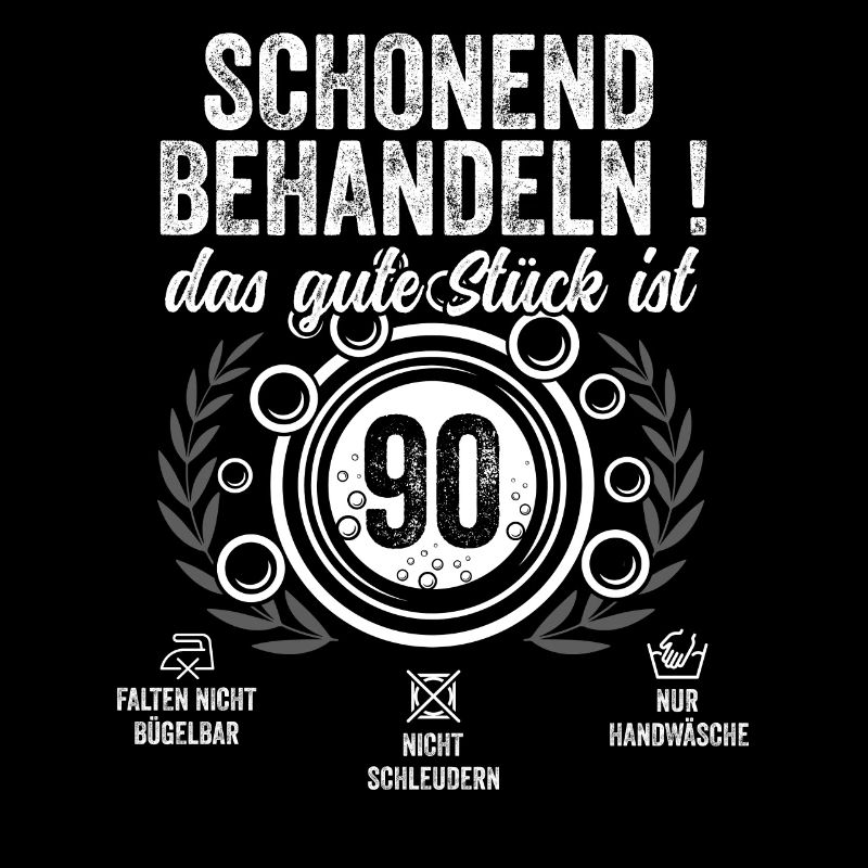 Schonend Behandeln neunzig Geschenk 90 Geburtstag