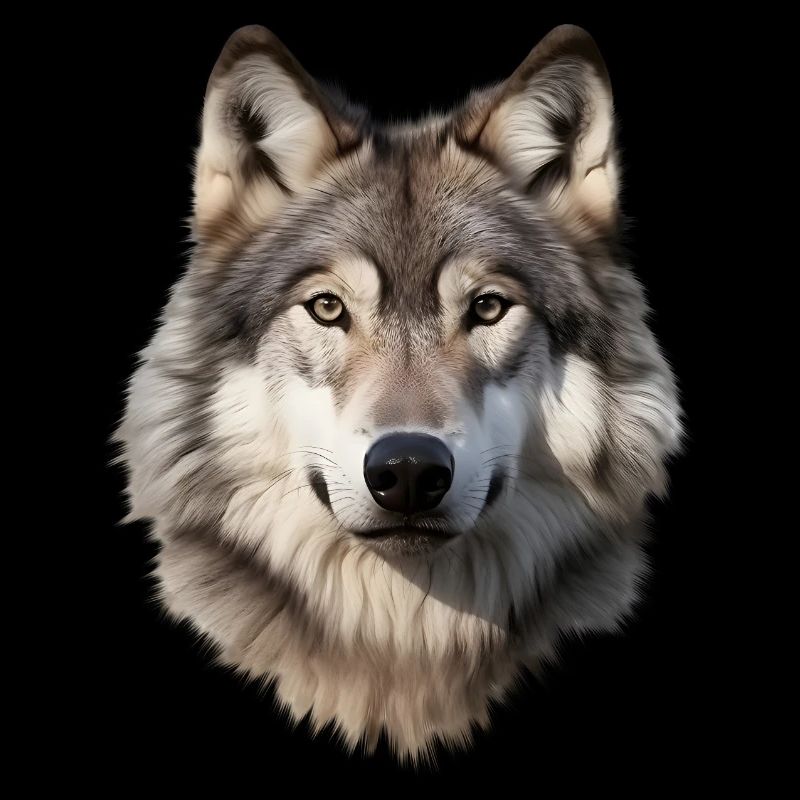 Wolf (weiß/grau)