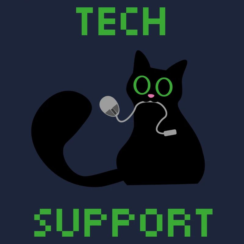 Technik Support - Tech Support Cat