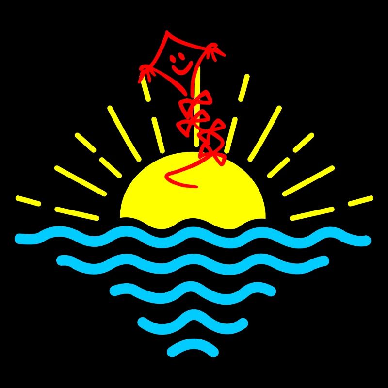 Sunset kite