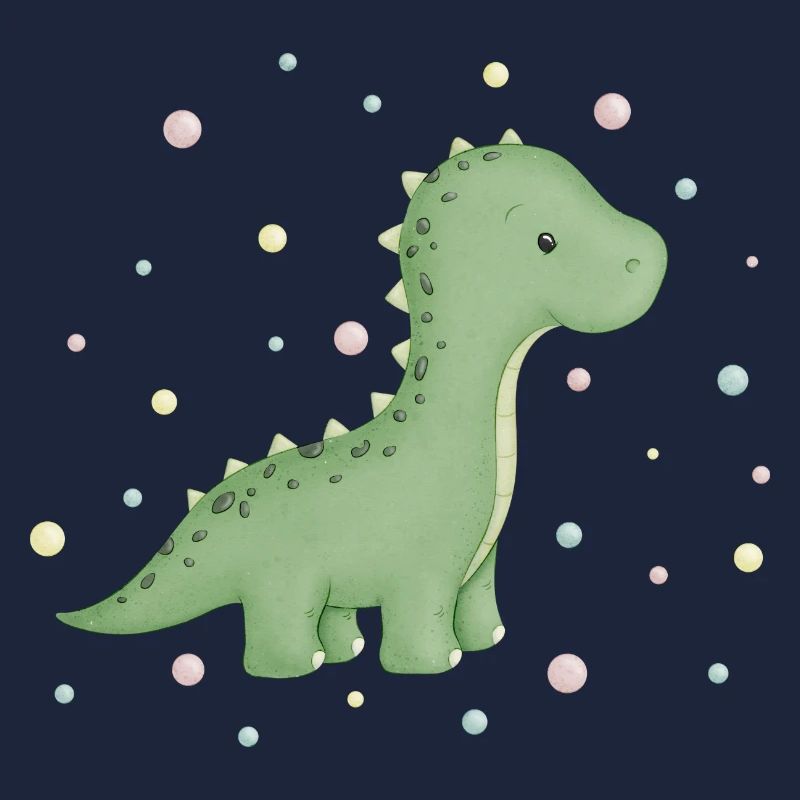 cute dino with points