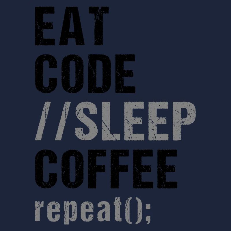 Manger Code Sommeil Café Répéter