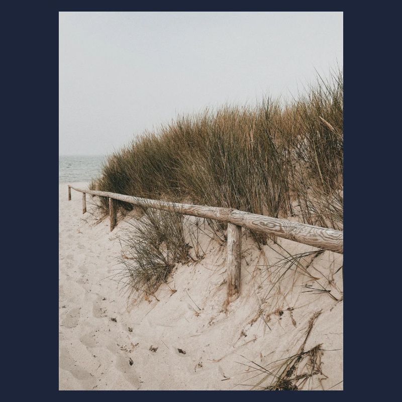 Beutel mit Stranddesign